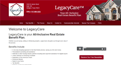 Desktop Screenshot of mylegacycare.com