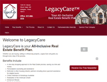 Tablet Screenshot of mylegacycare.com